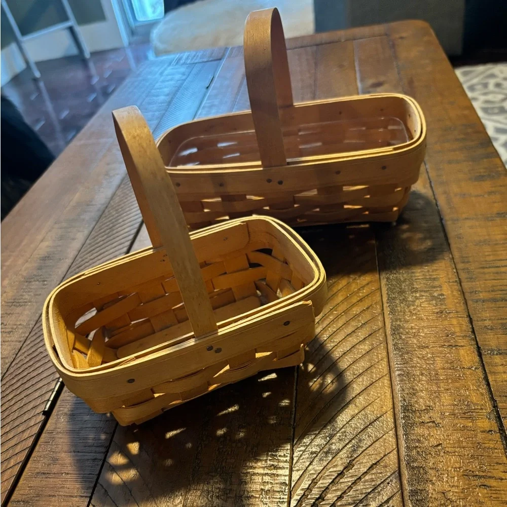 Longaberger Baskets - Set of 2, Small